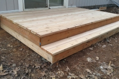 Cedar Step deck