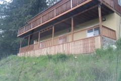 Deck skirt and railing2