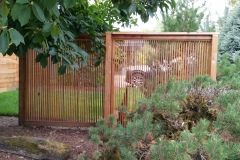 Fence Vertical 1 inch modern