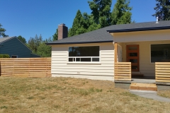 Fence modern horizontal 1 inch spacing