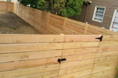 Fence modern horizontal3