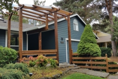 Custom built cedar Pergolas