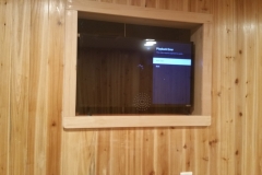 Bullet proof entertainment center