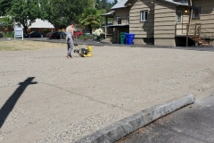 Parking lot prep