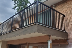 Trex deck waterproofing and metal railing